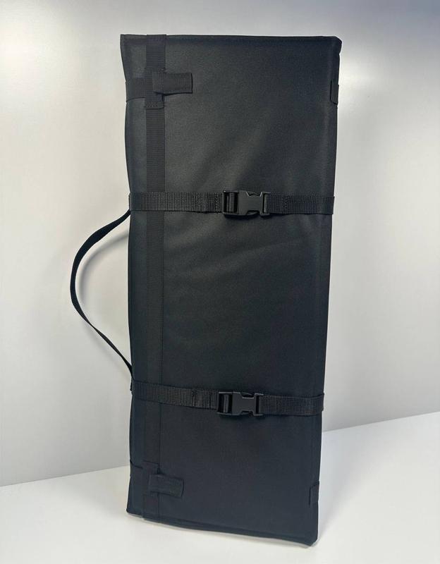 Каремат раскладной M-KET для сидения и сна 10 мм на 6 секций 1,8 м х 70 см с ручкой Черный - фото 4 Каремат раскладной M-KET для сидения и сна 10 мм на 6 секций 1,8 м х 70 см с ручкой Черный - фото 4