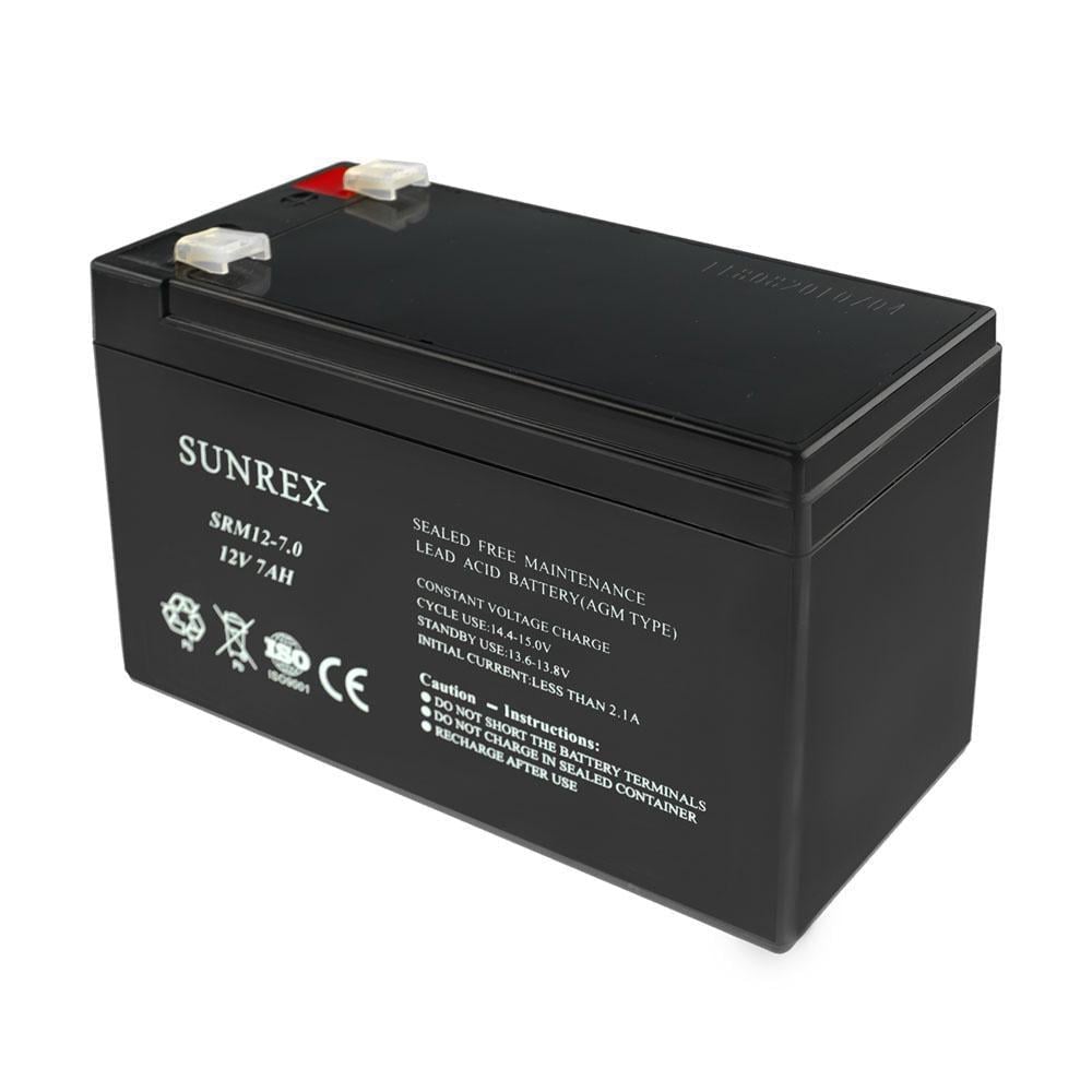 Акумуляторна батарея для ДБЖ Sunrex SRM12-7.0 AGM 12V 7 Ah 2,03 кг 151х65х94 мм (160004)