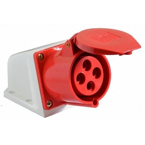 Розетка стационарная АСКО-УКРЕМ 124 3Р+ РЕ 32А 380-415В IP44 (00000000782)