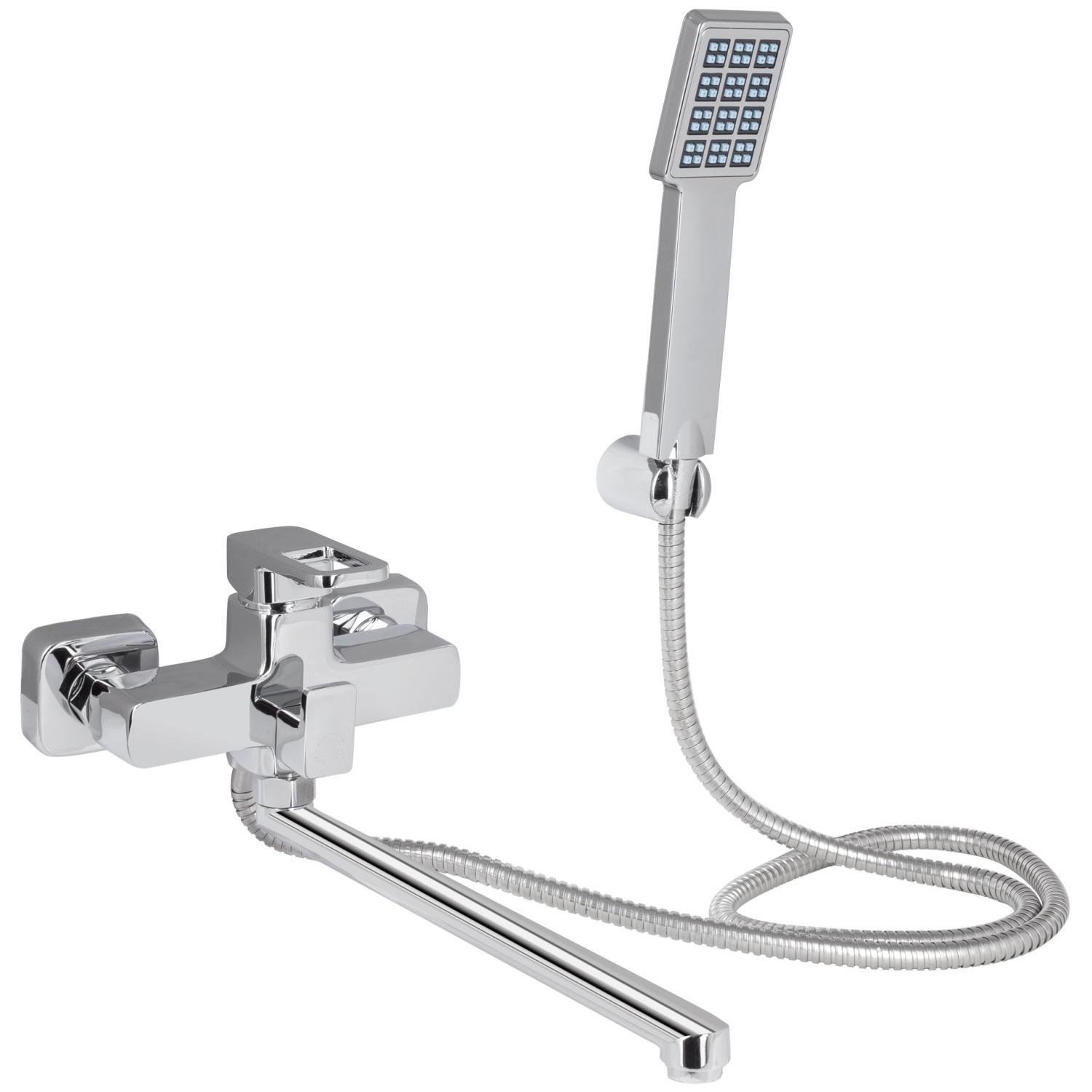 Смеситель для ванны Lidz Wawel LDWAW005CRM45389 однорычажный Хром (227058)