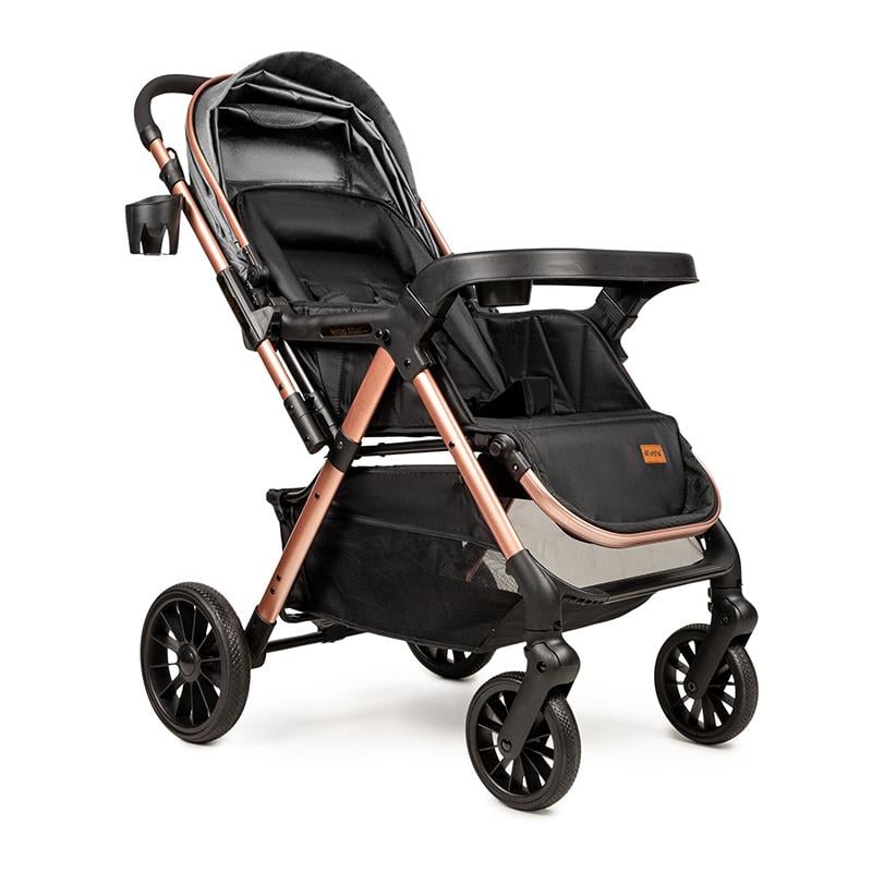 Коляска прогулочная Ninos Maxi 2 с опрокидывающейся ручкой Grey/Gold (NM2025GG) - фото 2 Коляска прогулочная Ninos Maxi 2 с опрокидывающейся ручкой Grey/Gold (NM2025GG) - фото 2