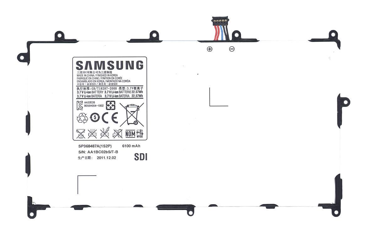 Аккумулятор для планшета Samsung SP368487A 1S2P Galaxy Tab 8,9 3,7V 6100 mAh White Аккумулятор для планшета Samsung SP368487A 1S2P Galaxy Tab 8,9 3,7V 6100 mAh White