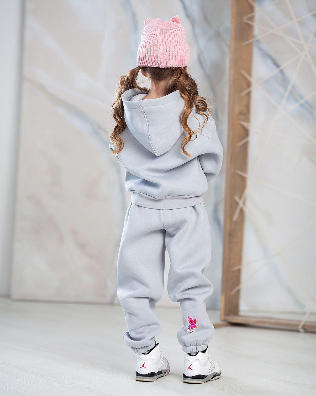 Спортивный костюм для девочки Банни 122 см Серый (А4365345) - фото 3 Спортивный костюм для девочки Банни 122 см Серый (А4365345) - фото 3
