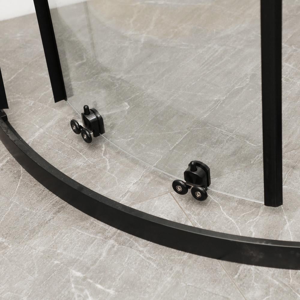 Душова кабіна без піддону MIXXUS Premium DIVERSE SC01-90x90x195-TR прозоре скло 5 мм Black (MI6860) - фото 8 Душова кабіна без піддону MIXXUS Premium DIVERSE SC01-90x90x195-TR прозоре скло 5 мм Black (MI6860) - фото 8