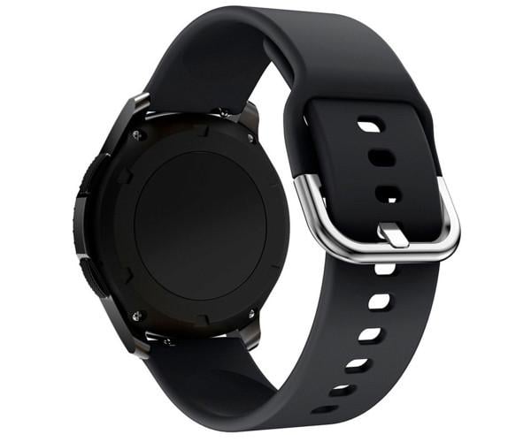 Ремешок Silicone Design для Samsung/Amazfit/Huawei 20 мм Black