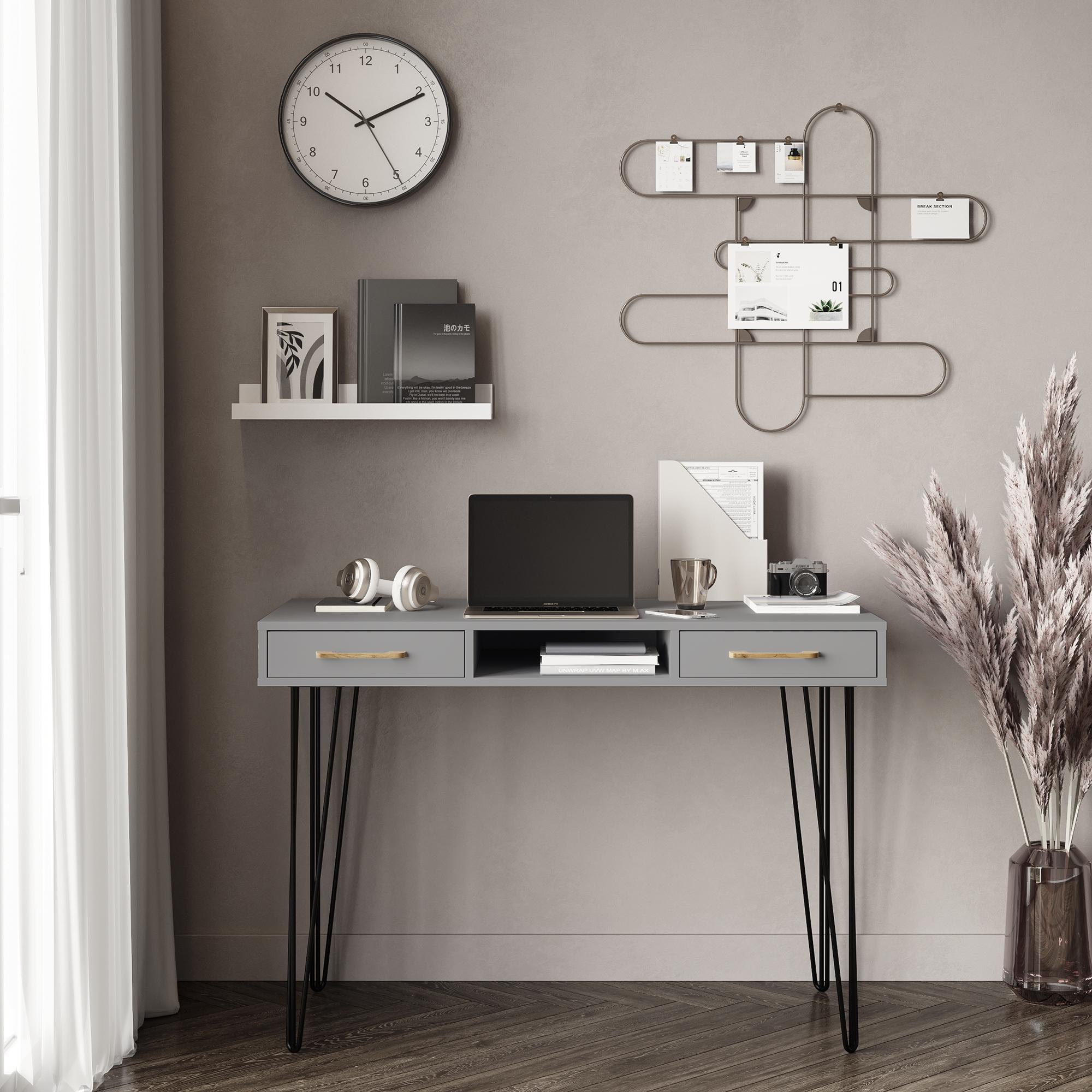 Стіл письмовий Loft-4 1198х598х750 мм Графіт (арт.216) - фото 2 Стіл письмовий Loft-4 1198х598х750 мм Графіт (арт.216) - фото 2