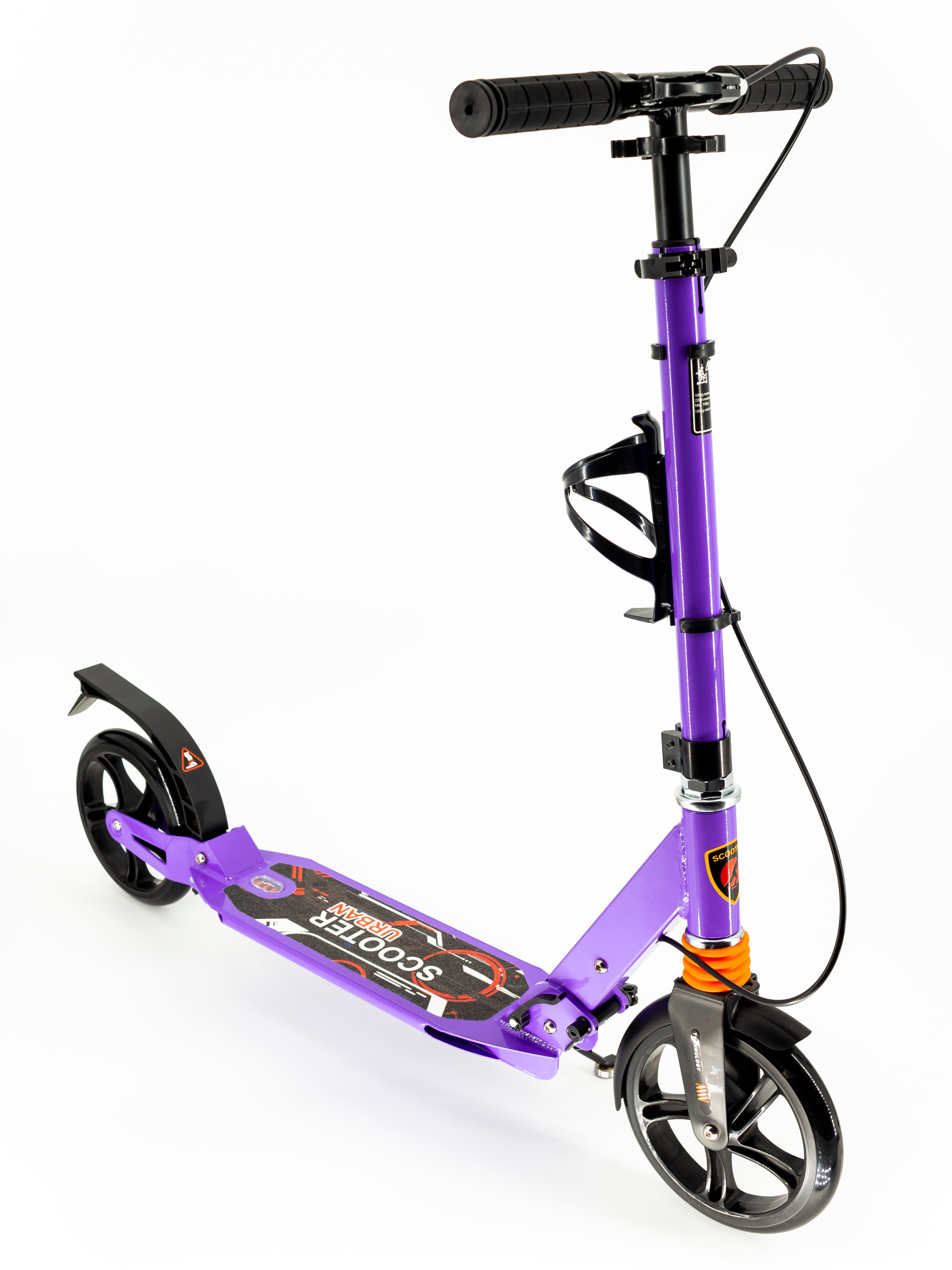 Самокат Scooter 116-C1 з кліпсою і підсклянником Фіолетовий (116-C1-purp) Самокат Scooter 116-C1 з кліпсою і підсклянником Фіолетовий (116-C1-purp)