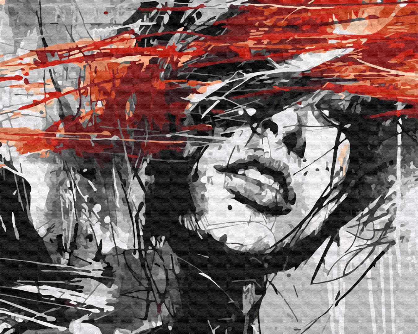 Картина по номерам Brushme Портрет тушью 40x50 см (BS28449)