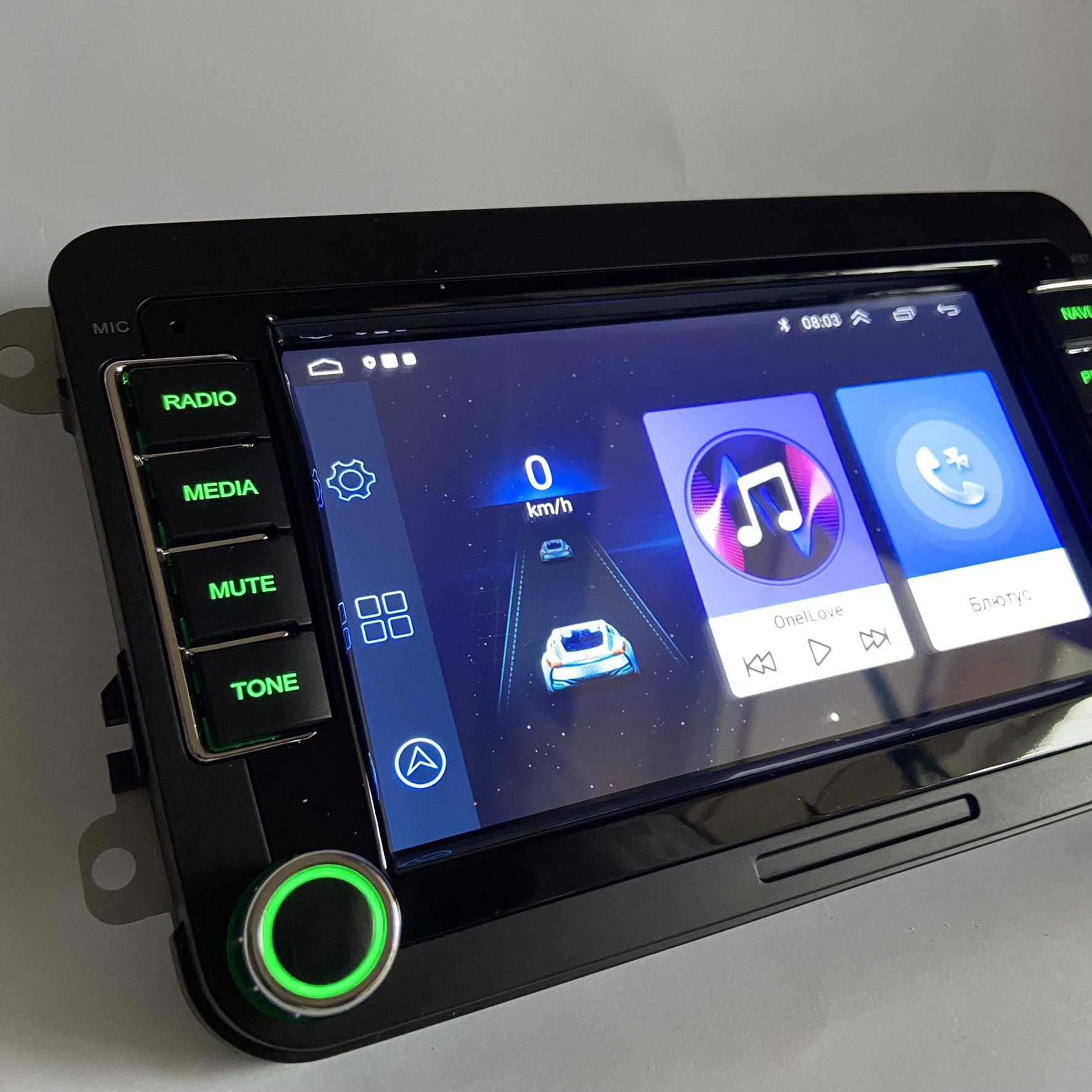 Автомагнитола штатная Skoda Fabia 2008-2014 Mekede 1/16 GreenLight Android 10/GPS/WiFi/USB (12279508) - фото 5