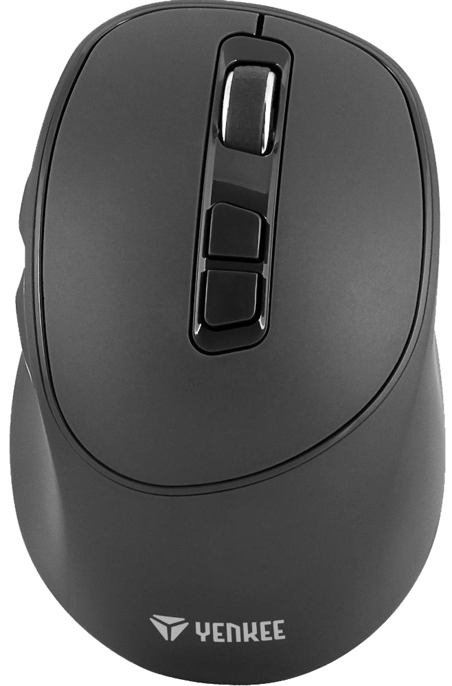 Мышь YENKEE YMS 2080GY SLIDER Wireless Rechargable беспроводная Черный (UG-45019322)