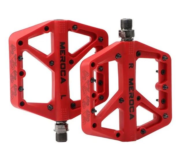 Педали Meroca FreeRide Nylon нейлоновые Красный Педали Meroca FreeRide Nylon нейлоновые Красный