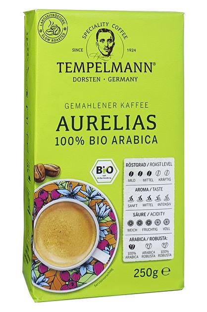 Кофе молотый Tempelmann Aurelias BIO 250 г Кофе молотый Tempelmann Aurelias BIO 250 г