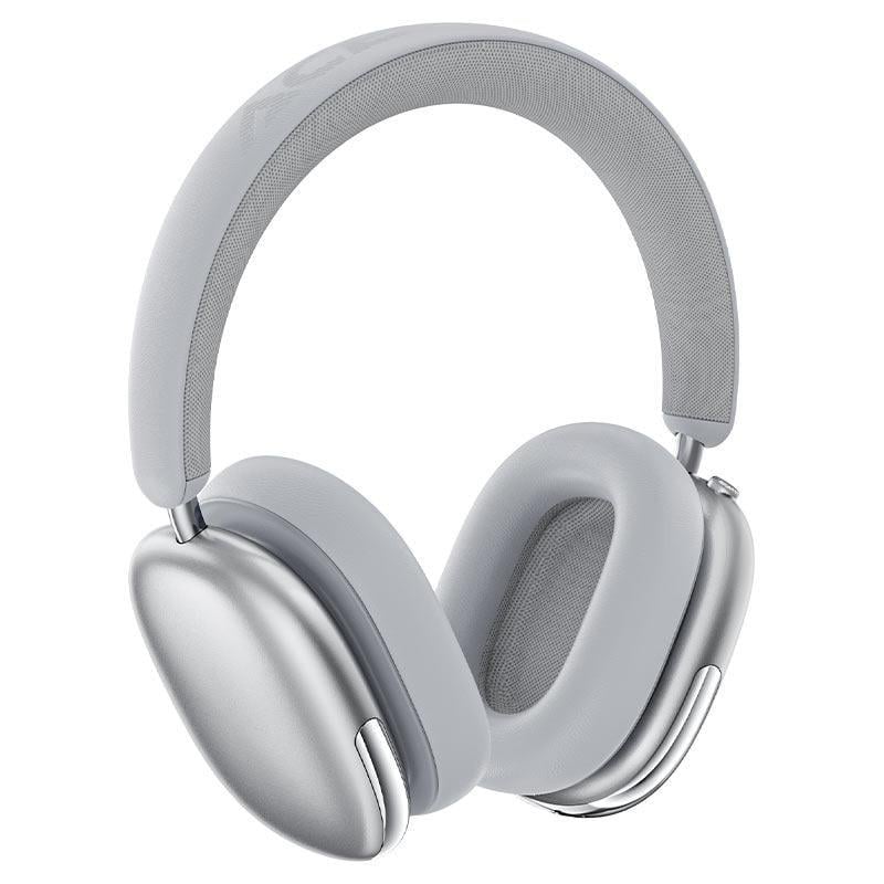 Наушники беспроводные накладные ACEFAST H9 Active noise cancelling wireless headset ANC Silver (24917)
