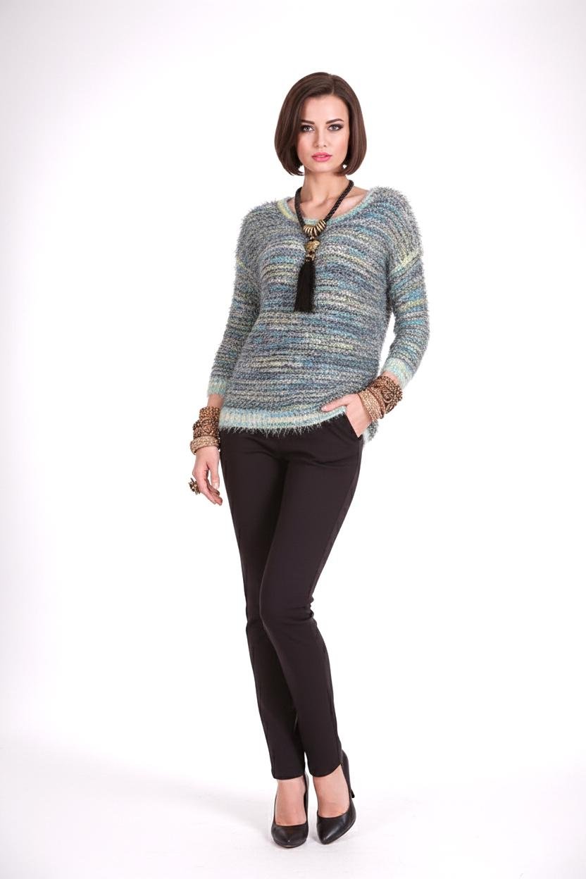 Джемпер Forza Viva FV-5540040 женский демисезонный р. 46 Голубой (FV-5540040-46)