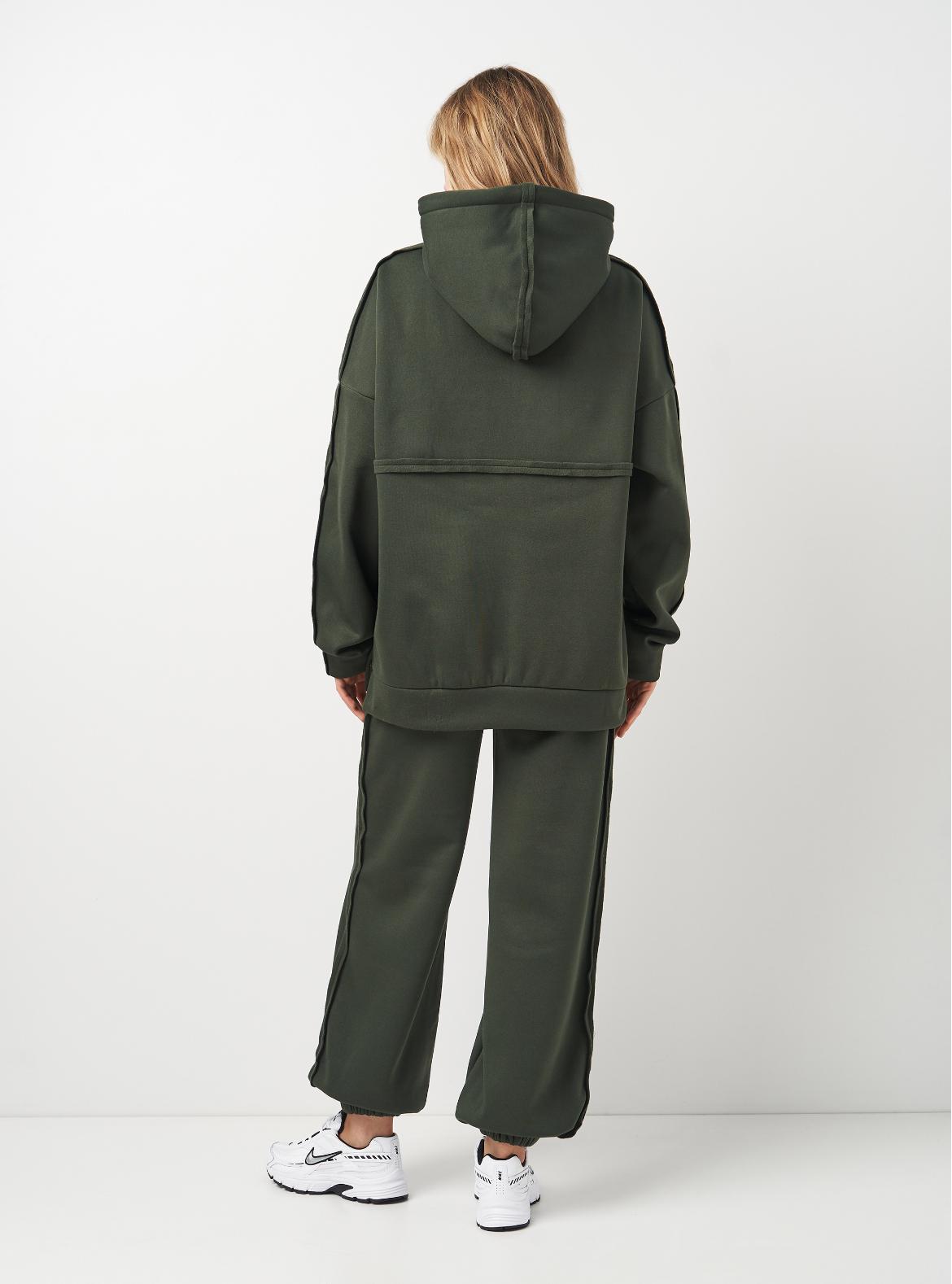 Спортивный костюм утепленный Вилена женский р. 58 Хаки (2288073096) - фото 2