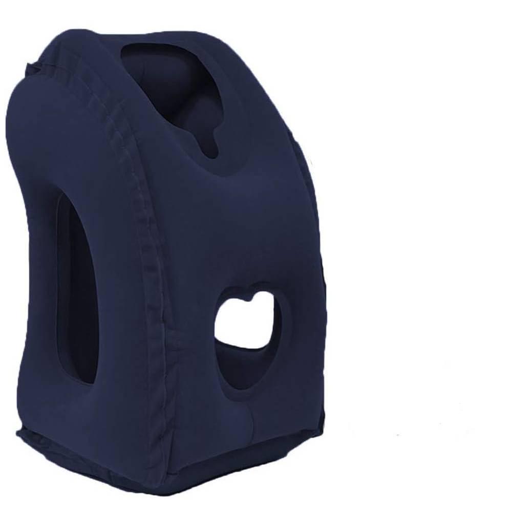 Надувная подушка Объемная для путешествий Синий (9da64188)