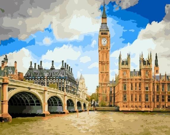 Картина по номерам Brushme GX21193 Биг Бен 40x50 см (1289189942)