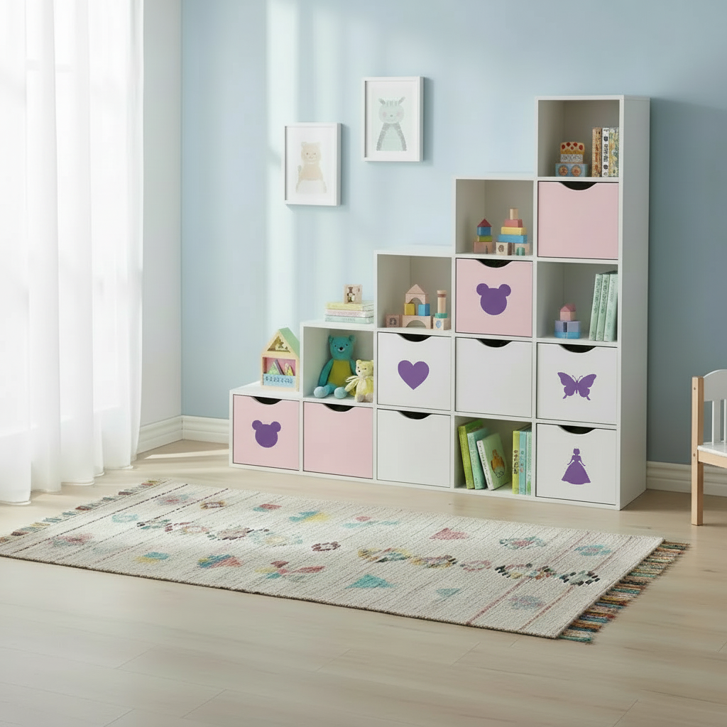 Стеллаж для игрушек и книг Gap ST15 на 15 ячеек White (33388784)