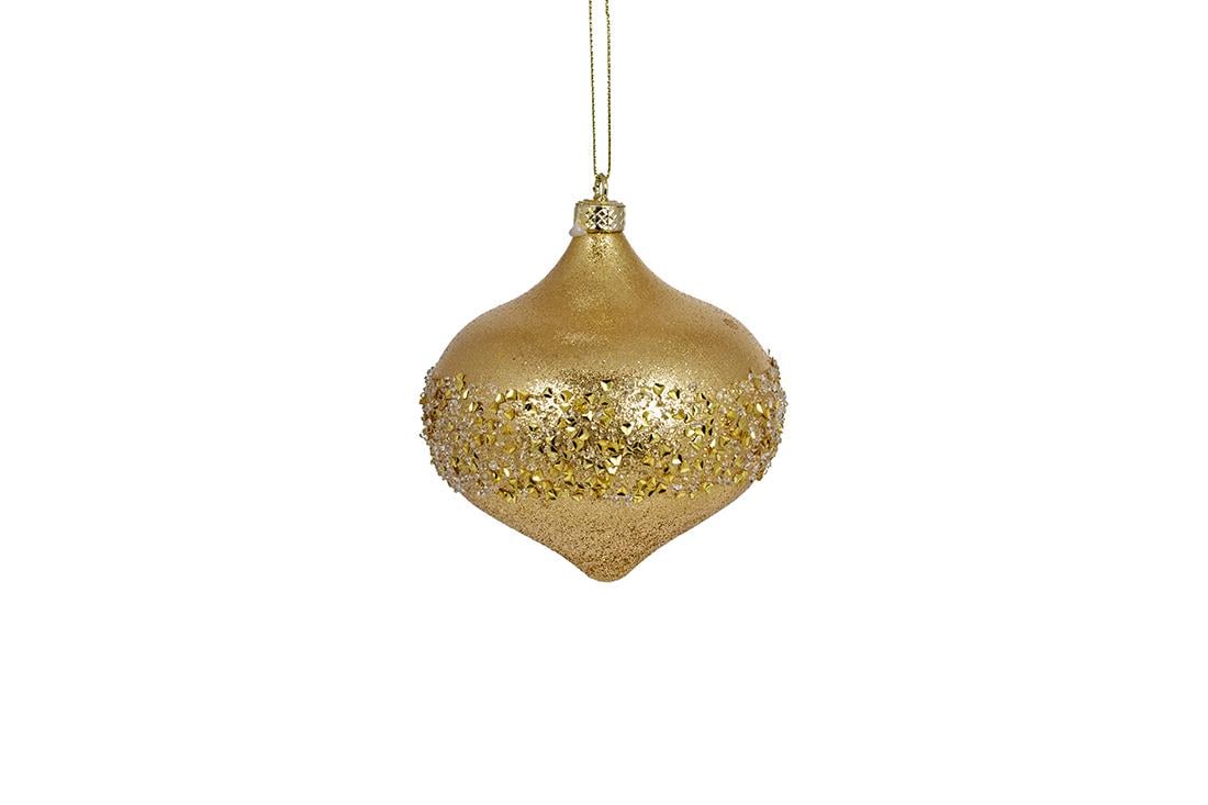 Елочное украшение BonaDi Луковица 10 см (182-199)