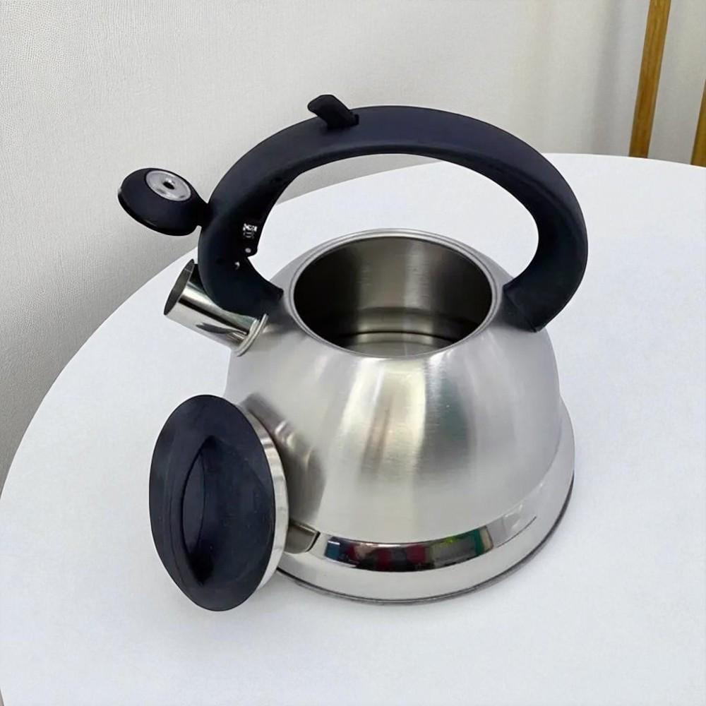 Чайник для всех видов плит Classic Steel с свистком капсульное дно нержавеющая сталь 3 л (03-MH-3603) - фото 10 Чайник для всех видов плит Classic Steel с свистком капсульное дно нержавеющая сталь 3 л (03-MH-3603) - фото 10