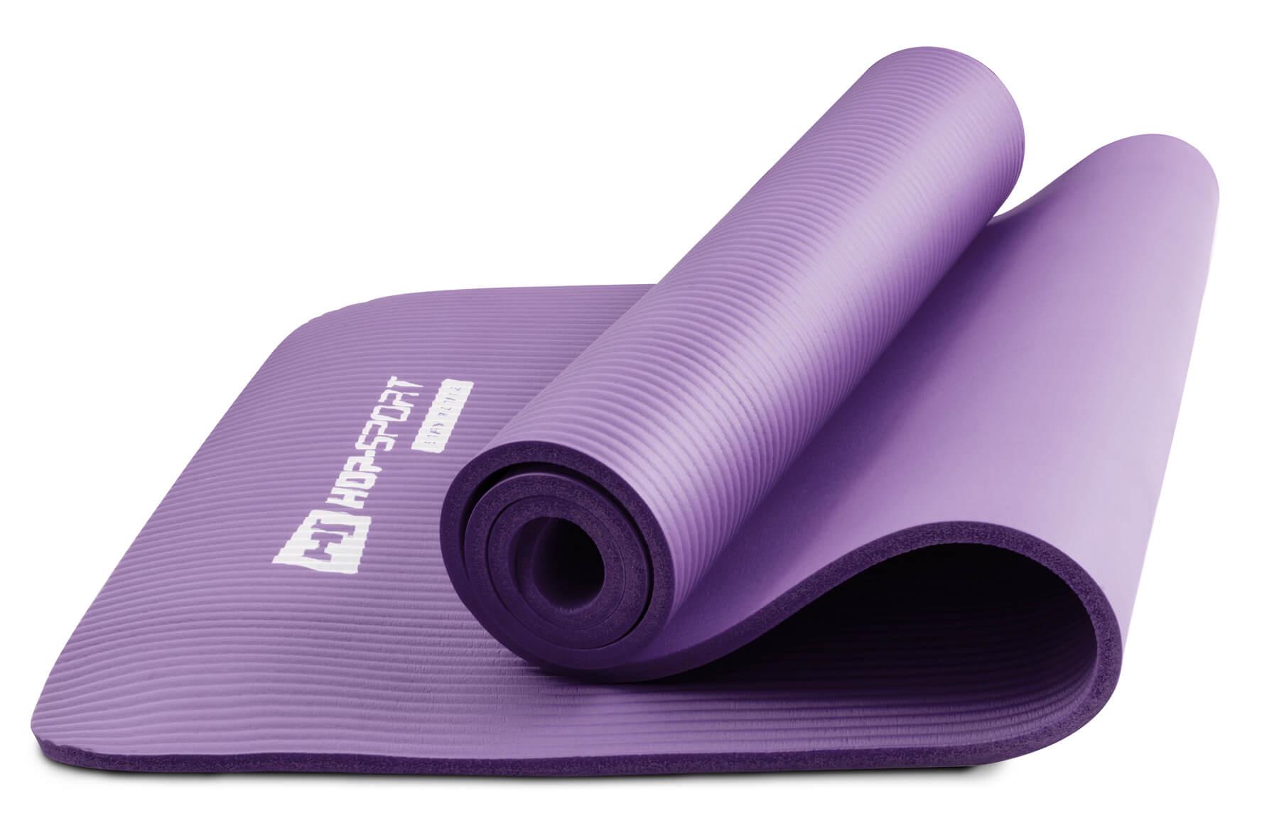Килимок для фітнесу та йоги Hop-Sport HS-N010GM 1 см Фіолетовий