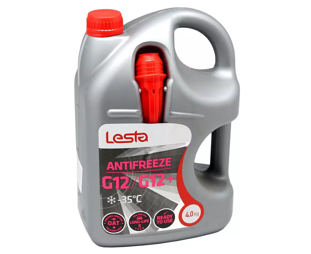 Антифриз Lesta  G12/G12+ -35 °С 4 л Розовый