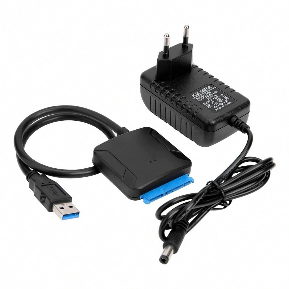 Переходник адаптер ShuoLe USB 3.0 SATA для HDD 2,5"/3,5" с блоком питания (21175994)