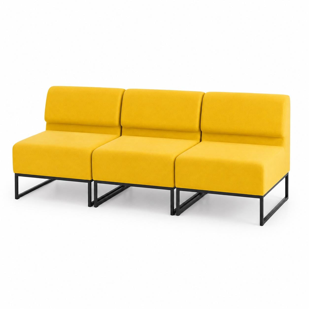 Диван Lounge экокожа Soft три модуля 231х77х83 см Sun (rich_sofa_00431)
