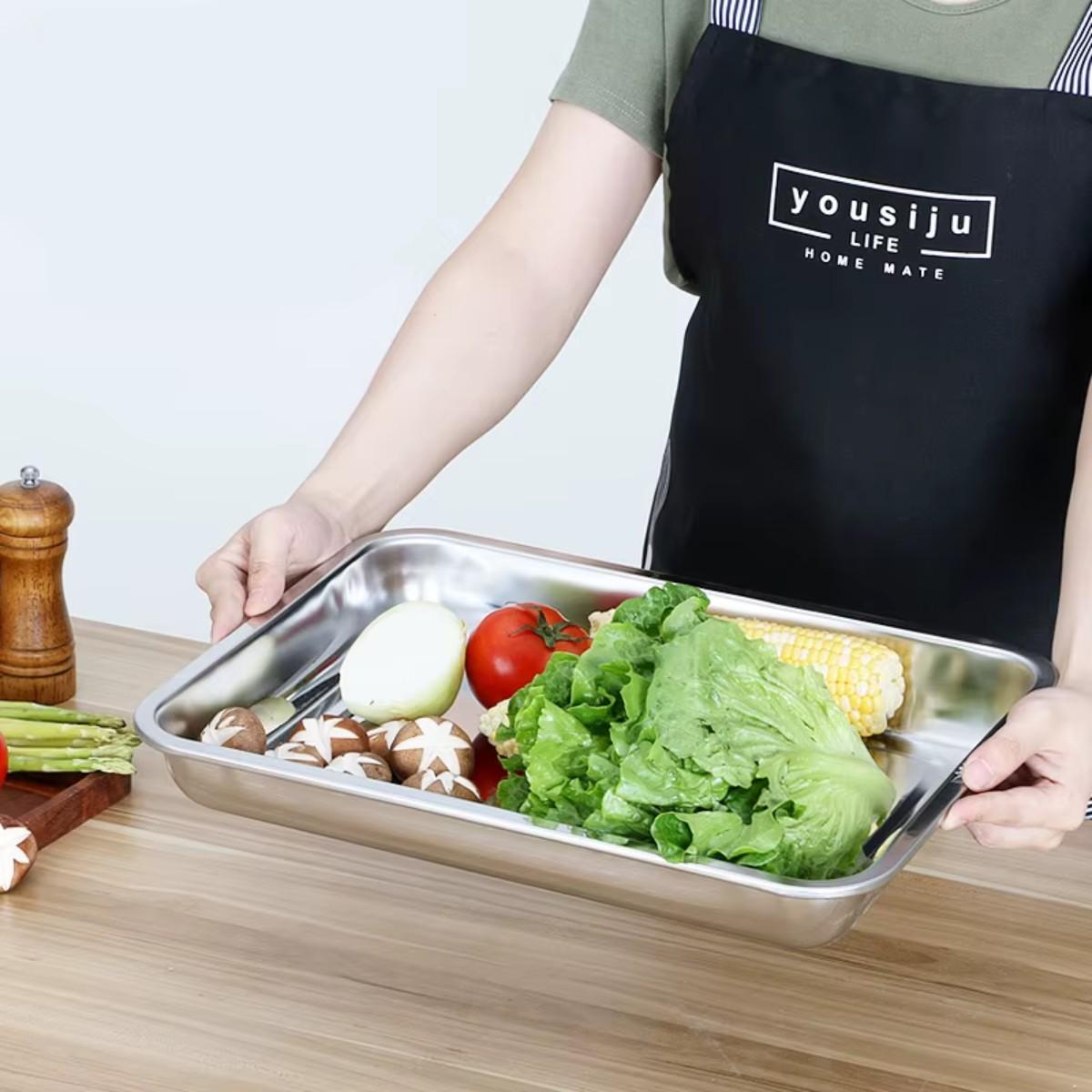 Набор противней из нержавеющей стали A-PLUS 3 шт. - фото 6