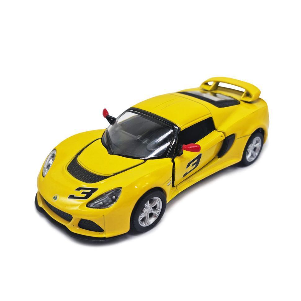 Машинка Інерційна lotus кт5361w металева масштаб 1:32 Жовтий (RLT8861s53427)