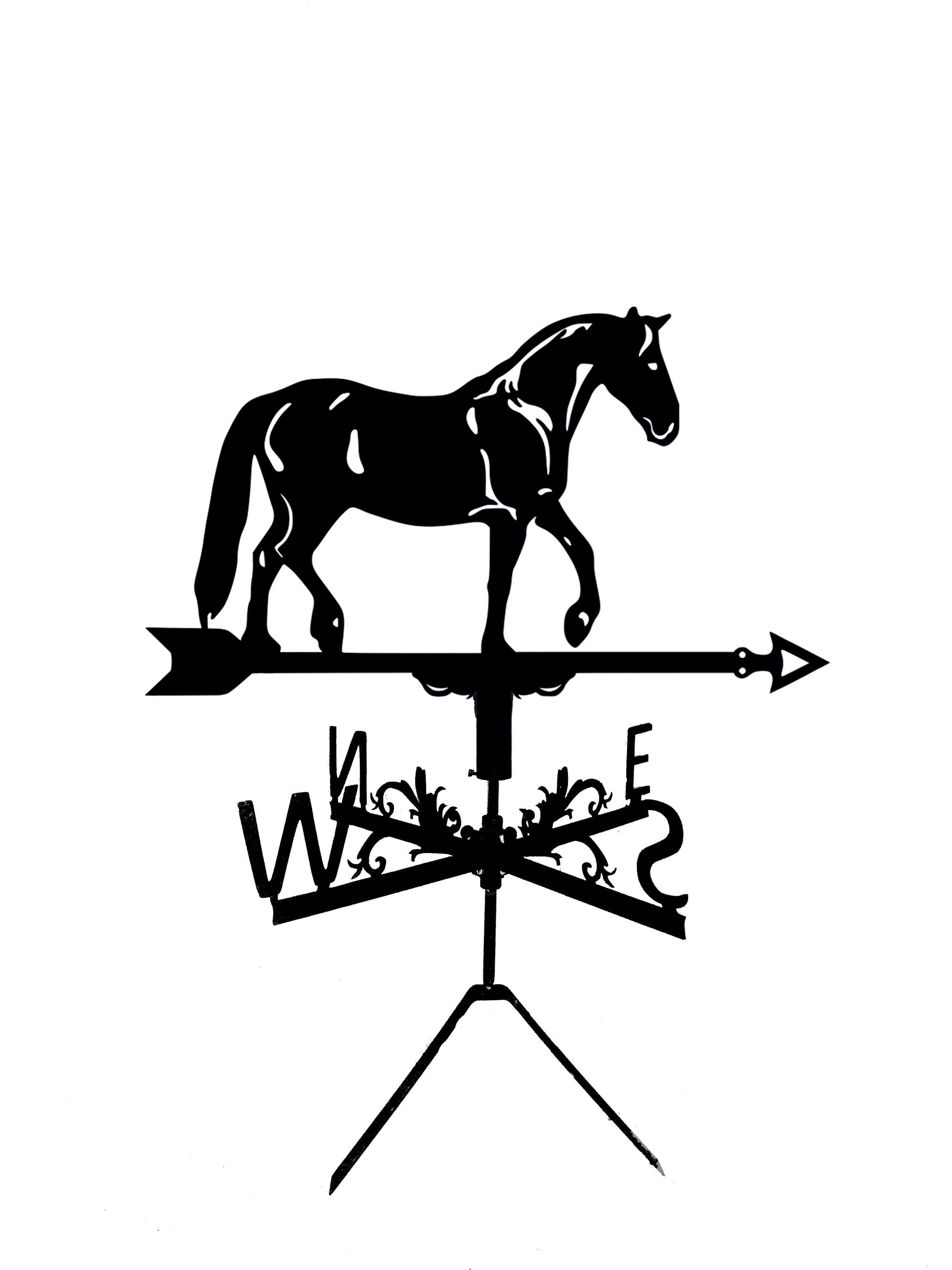 Флюгер на беседку/колодец Мустанг №3 (27476528)