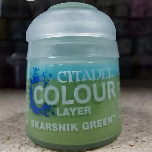 Краска акриловая Citadel Layer Skarsnik Green 12 мл (2355764072)