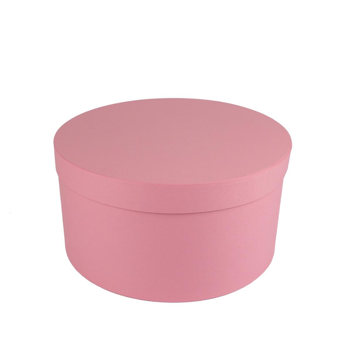 Коробка Perfectbox цилиндрическая матовая 13х25х25 см Розовый (251316)