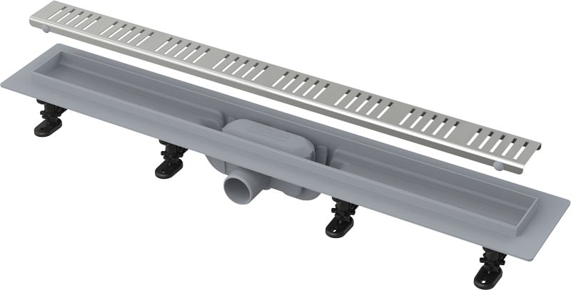 Душевой трап AlcaPlast DN 40 L 650 мм Simple с порогами Нержавеющая сталь (APZ10-650M)