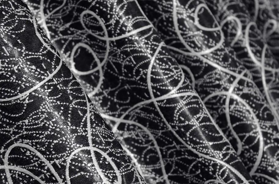 Шторы в гостиную/спальню Жаклин двухсторонний блекаут 1,5х2,7 м 2 шт. Черный (670ш) - фото 4 Шторы в гостиную/спальню Жаклин двухсторонний блекаут 1,5х2,7 м 2 шт. Черный (670ш) - фото 4