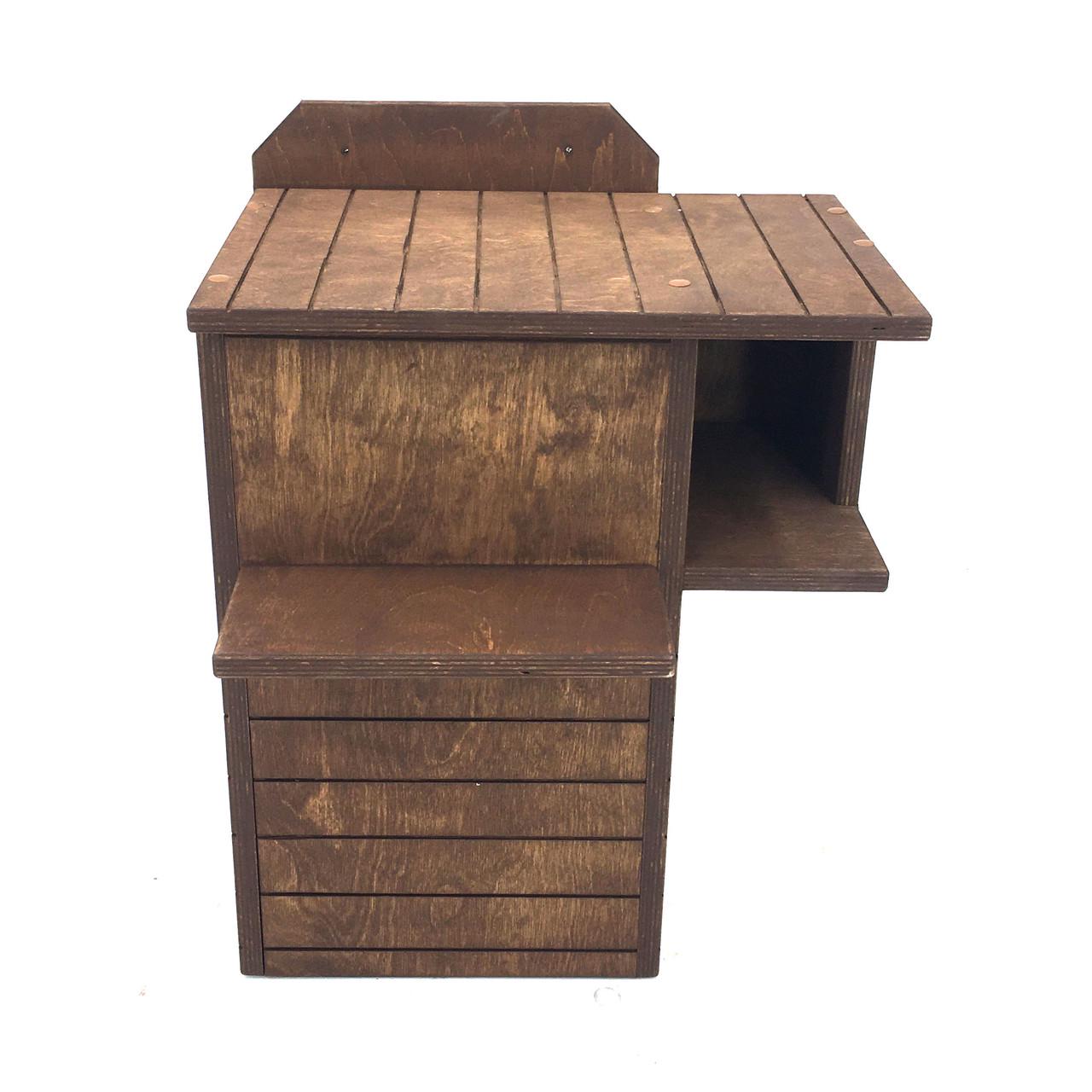 Домик для белок из дерева Чилим Капучино (ДДБ-000709) - фото 6 Домик для белок из дерева Чилим Капучино (ДДБ-000709) - фото 6