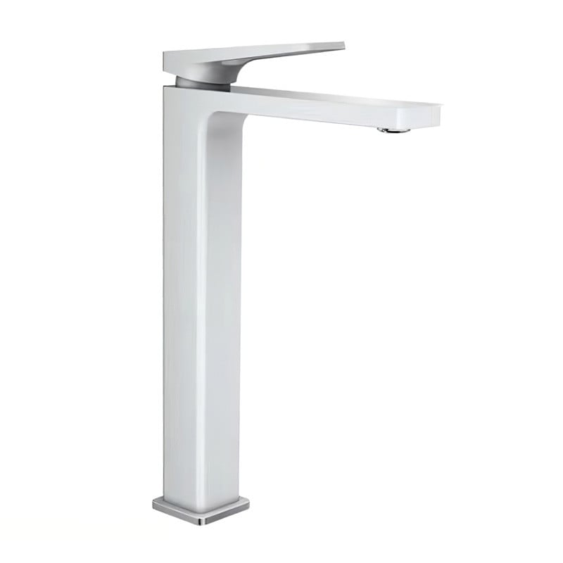 Змішувач для умивальника MIXXUS Premium GROG 001 HIGH White (MI5941)