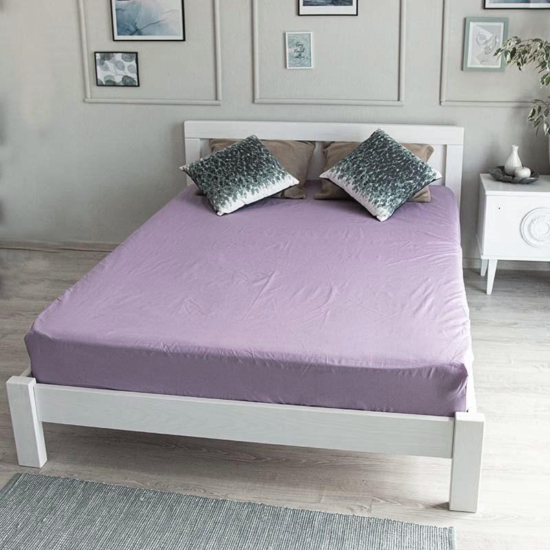 Простирадло на гумці Вілюта ранфорс 180x200+25 Пурпурний (2000021271) - фото 1 Простирадло на гумці Вілюта ранфорс 180x200+25 Пурпурний (2000021271) - фото 1