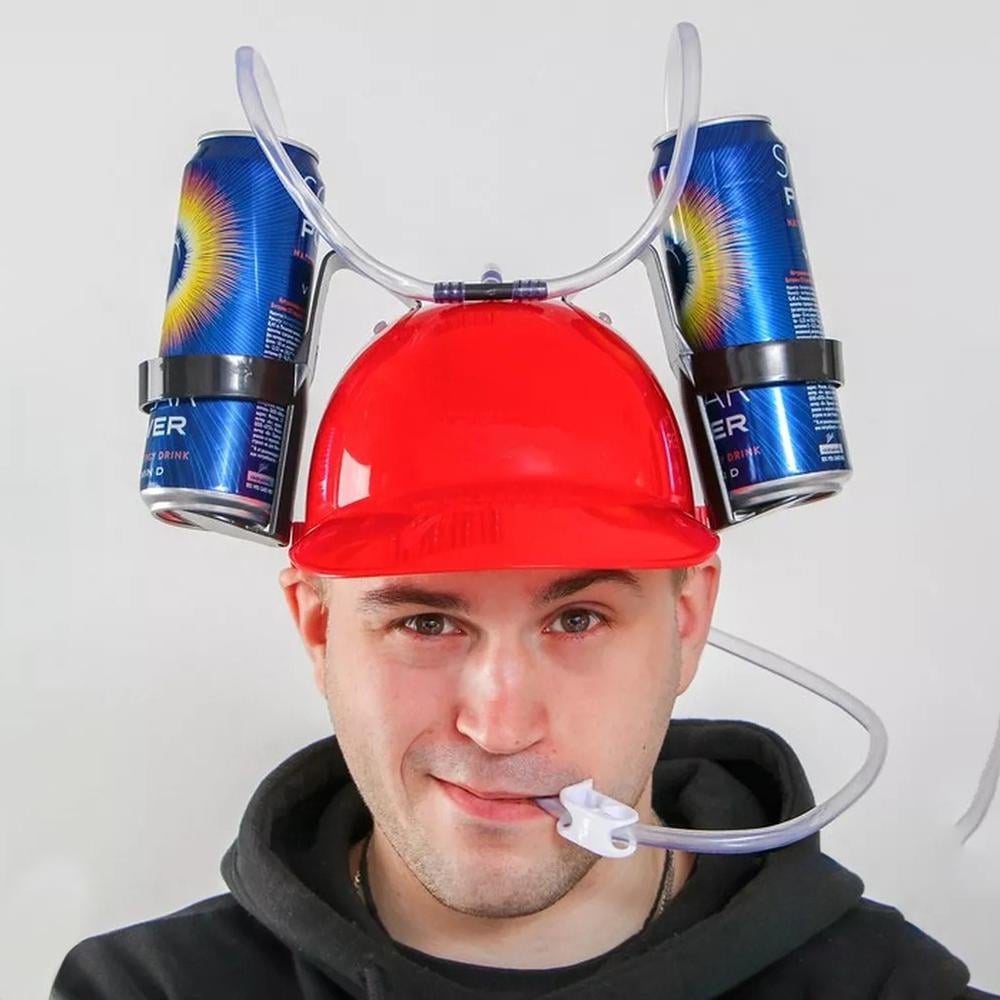 Каска для пива с соломинкой Красный (27-ALK-0847) - фото 2 Каска для пива с соломинкой Красный (27-ALK-0847) - фото 2