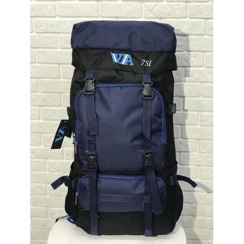 Рюкзак туристический VA T-07-3 75л, синий