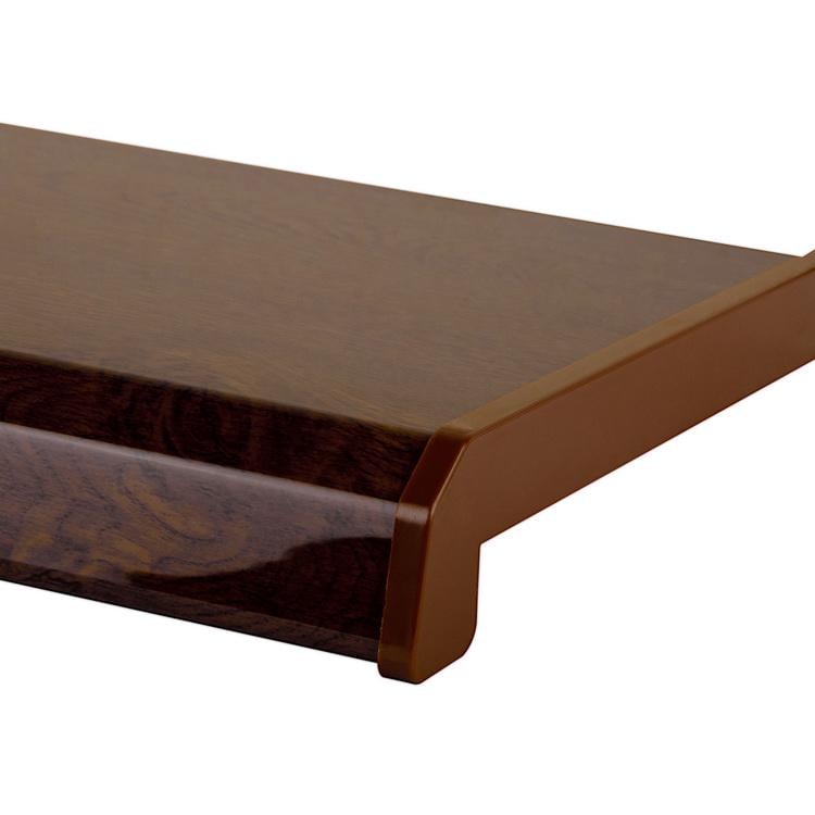 Подоконник Ganz ПВХ 300х1000х20 мм Орех глянцевый (25243714) - фото 2 Подоконник Ganz ПВХ 300х1000х20 мм Орех глянцевый (25243714) - фото 2