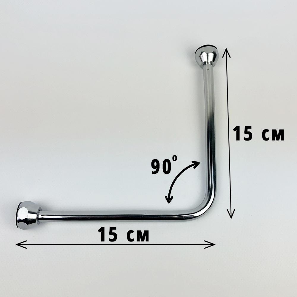 Підводка гнучка бумеранг Flexy Chrome кут 90° 1/2 ВВ 10 мм 30 см (31385) - фото 2