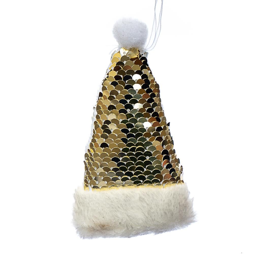 Ялинкова іграшка Ковпачок в паєтках (033NZK)