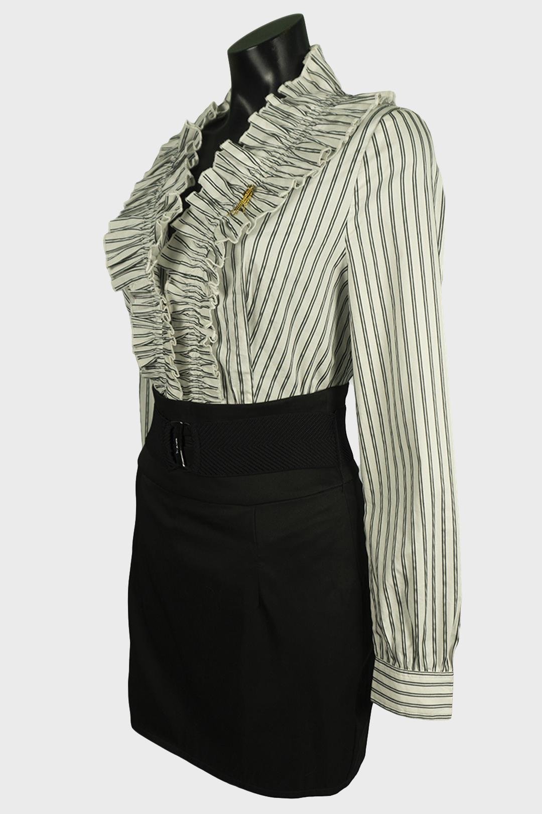 Спідниця-міні офісна Forza Viva FV-119623 олівець р. 44 Чорний (17852449) - фото 6 Спідниця-міні офісна Forza Viva FV-119623 олівець р. 44 Чорний (17852449) - фото 6