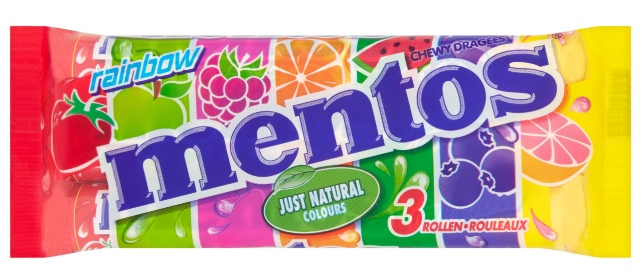 Драже Mentos Rainbow 3 х 37,5 г (2518369052)