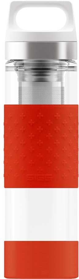 Термобутылка Sigg Hot & Cold Glass WMB 0.4 л Red (8555.90)