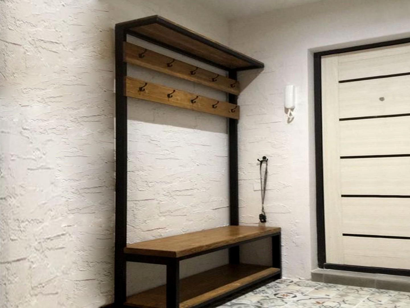 Вішалка для передпокою EcoLoft IN-2464 в стилі лофт (25334397) Вішалка для передпокою EcoLoft IN-2464 в стилі лофт (25334397)