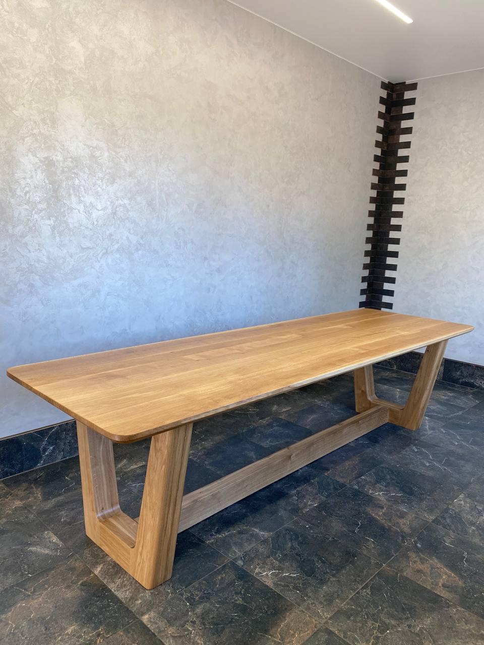 Обідній стіл Garz з масиву дуба 300х90х48 см - фото 10 Обідній стіл Garz з масиву дуба 300х90х48 см - фото 10