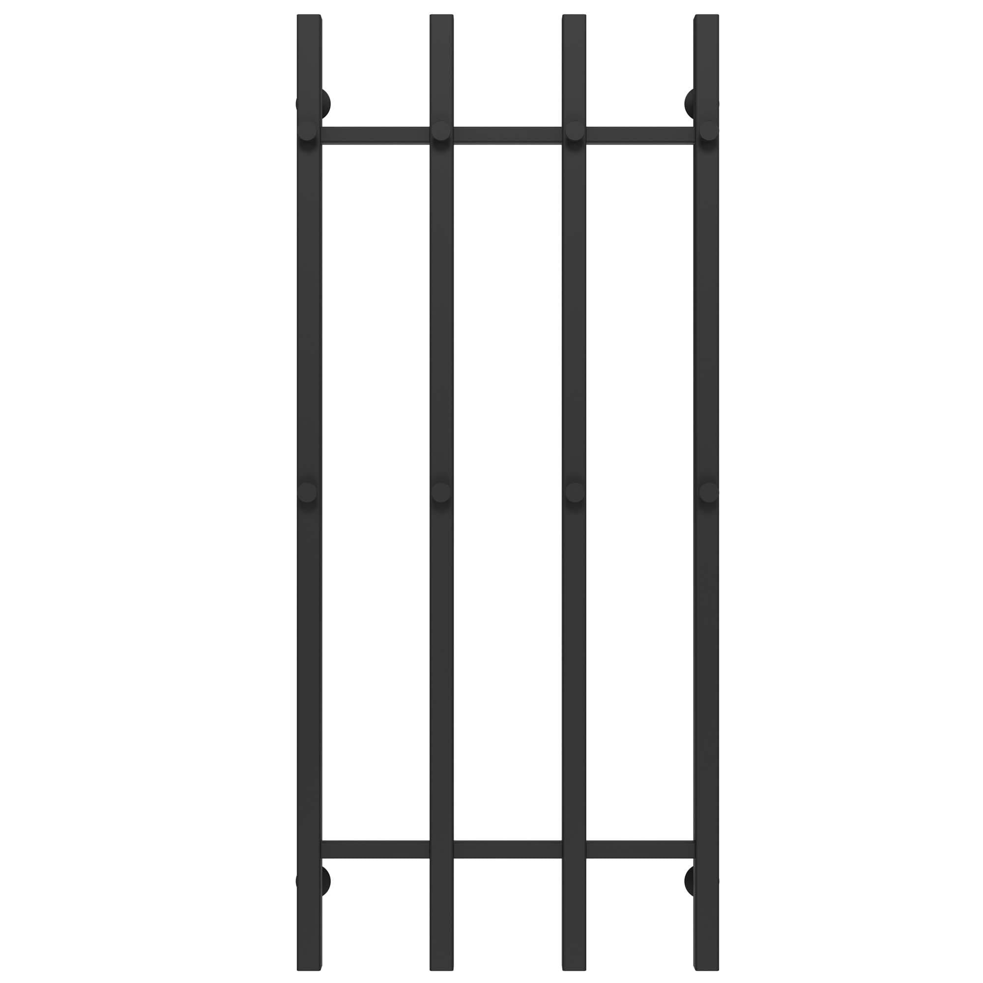 Полотенцесушитель водяной Deffi Split П4 боковое правое подключение нержавеющая сталь 500х1200 мм Черный (A.SP.120.50.4.BC)