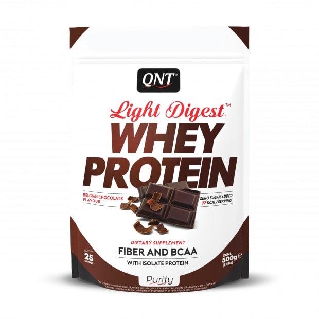 Протеїн QNT Light Digest Whey 500 г Бельгийський шоколад (4704V8461)